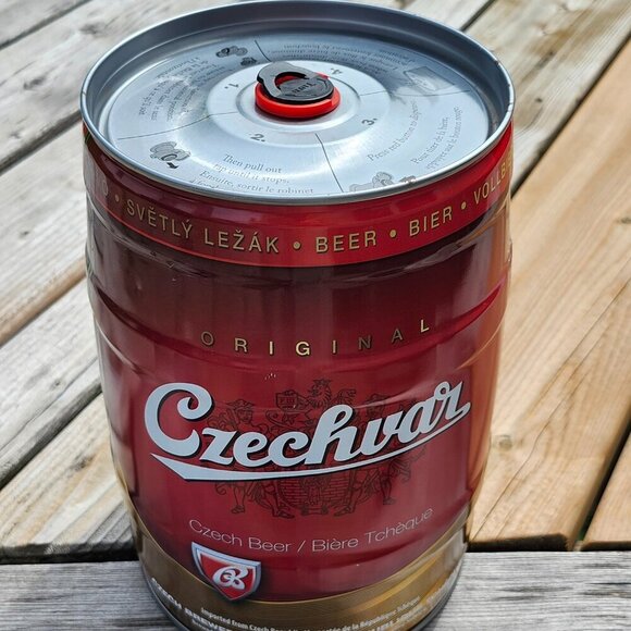 ORIGINAL Czechvar Lager 5L Beer Keg EMPTY Czech Beer Metal KEG - Picture 7 of 7